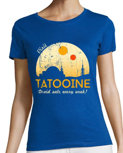 Camiseta mujer Visit Tatooine - latostadora.com - Modalova