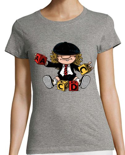 Camiseta mujer Angus Young - latostadora.com - Modalova