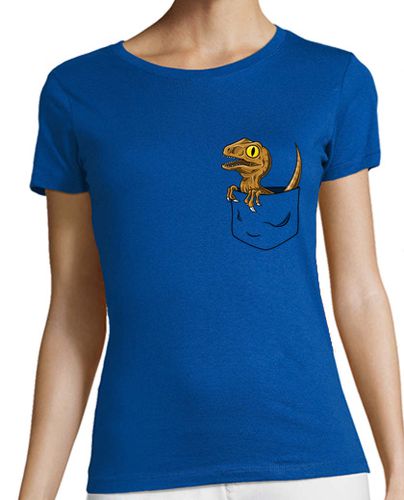 Camiseta Mujer Manga Corta pocket raptor laTostadora - latostadora.com - Modalova