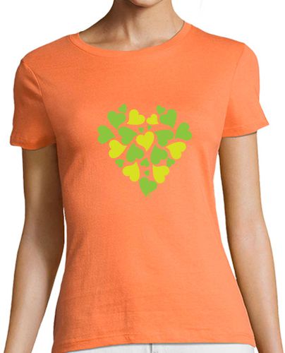 Camiseta mujer CORAZONES VERDES laTostadora - latostadora.com - Modalova