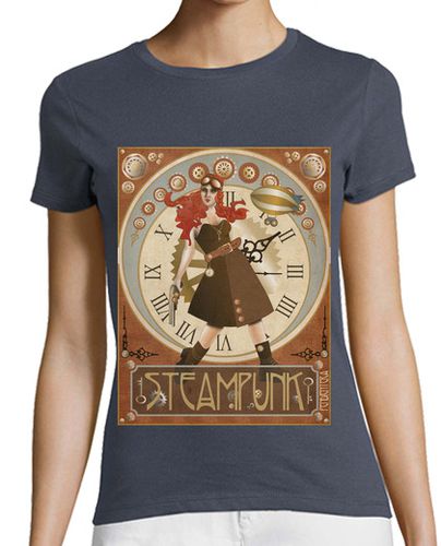 Camiseta Mujer Manga Corta Steampunk woman laTostadora - latostadora.com - Modalova