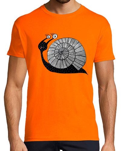 Camiseta Hombre Manga Corta caracol lindo de la historieta con los ojos espirales laTostadora - latostadora.com - Modalova