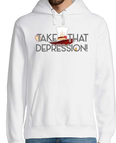 Sudadera Con Capucha Para Hombre Hazbin Hotel Lucifer Take that Depressi laTostadora - latostadora.com - Modalova