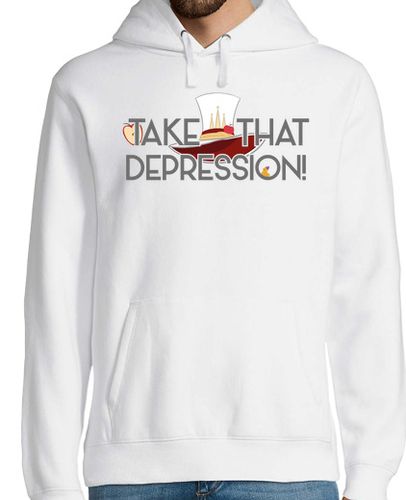 Sudadera Con Capucha Para Hombre Hazbin Hotel Lucifer Take that Depression laTostadora - latostadora.com - Modalova