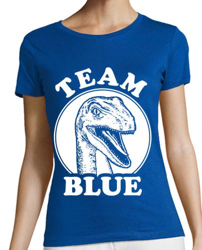 Camiseta mujer Team Blue Velociraptor laTostadora - latostadora.com - Modalova