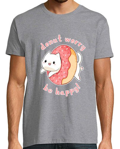 Camiseta Donut worry cat - latostadora.com - Modalova