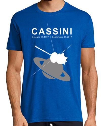 Camiseta Hombre Manga Corta cassini-huygens espacial 15 de septiembre. laTostadora - latostadora.com - Modalova