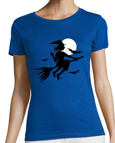 Camiseta Mujer Manga Corta BRUJA - MURCIELAGOS laTostadora - latostadora.com - Modalova