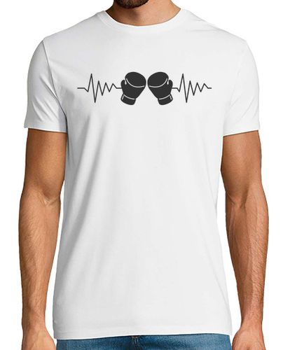 Camiseta Hombre Manga Corta guantes de electrocardiograma de boxeo laTostadora - latostadora.com - Modalova