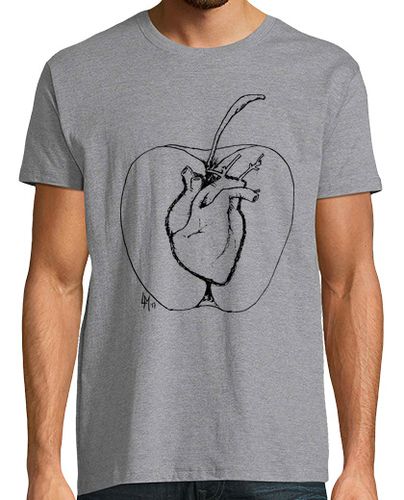 Camiseta Hombre Manga Corta Manzana y corazón laTostadora - latostadora.com - Modalova