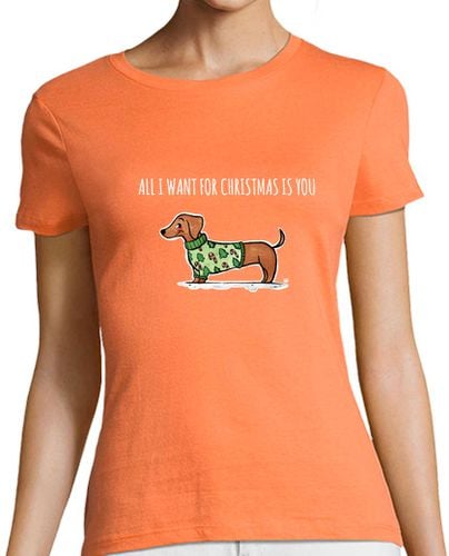 Camiseta Mujer Manga Corta Dachshund Dog laTostadora - latostadora.com - Modalova