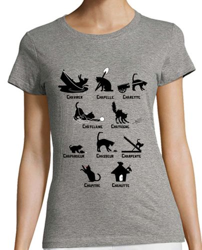 Camiseta mujer divertido gato - latostadora.com - Modalova