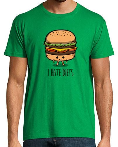 Camiseta Hombre Manga Corta I hate diets laTostadora - latostadora.com - Modalova