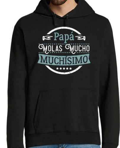 Sudadera Con Capucha Para Hombre Papá molas mucho muchísimo regalos dia padre originales laTostadora - latostadora.com - Modalova