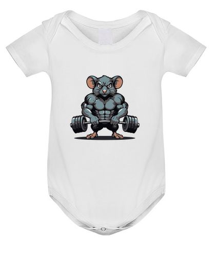 Body Bebé rata que hace culturismo body deportivo bebé onesie partidario cortado laTostadora - latostadora.com - Modalova