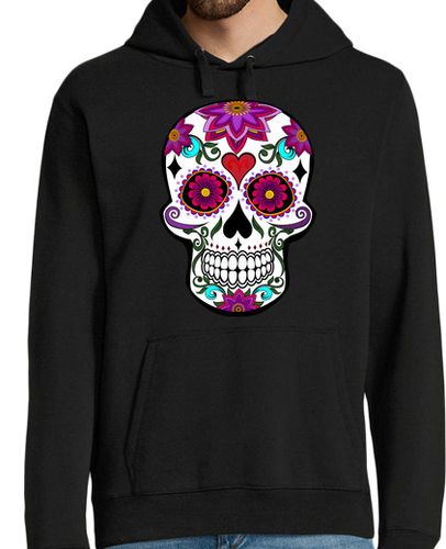 Sudadera Con Capucha Para Hombre FLORAL SKULL laTostadora - latostadora.com - Modalova