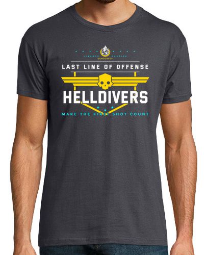 Camiseta Helldivers - Last Line of Offense Helld laTostadora - latostadora.com - Modalova