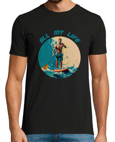 Camiseta Hombre Manga Corta sup - tabla de paddle surf - mi vida laTostadora - latostadora.com - Modalova