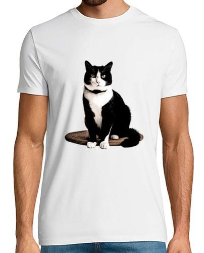 Camiseta Hombre Manga Corta gato esmoquin gato personalizable laTostadora - latostadora.com - Modalova