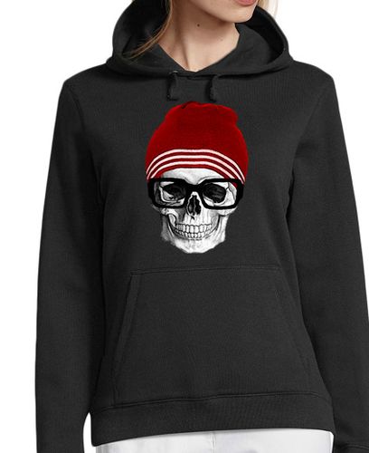 Sudadera Con Capucha Para Mujer CALAVERA HIPSTER laTostadora - latostadora.com - Modalova