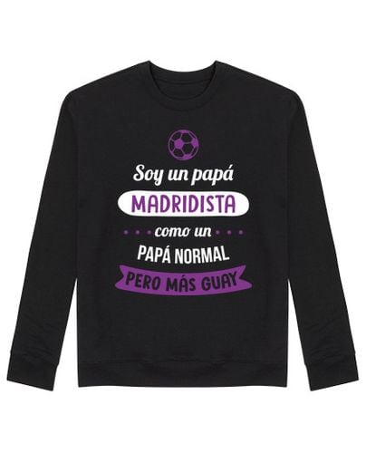 Sudadera Sin Capucha Unisex Papá Madridista laTostadora - latostadora.com - Modalova