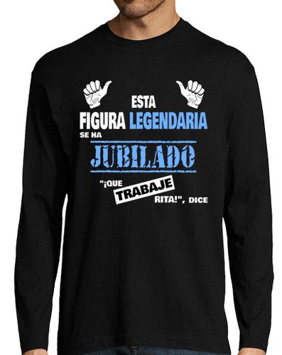 Camiseta Hombre Manga Larga Regalo gracioso jubilacion jubilado laTostadora - latostadora.com - Modalova