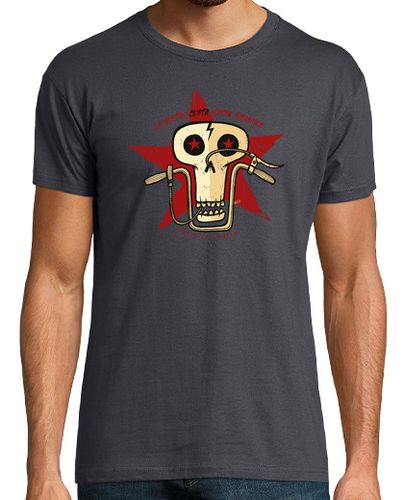 Camiseta revolución del cráneo - gris ratón - latostadora.com - Modalova