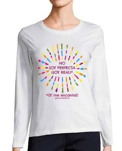 Camiseta Mujer Manga Larga Camiseta manga larga No soy perfecta laTostadora - latostadora.com - Modalova