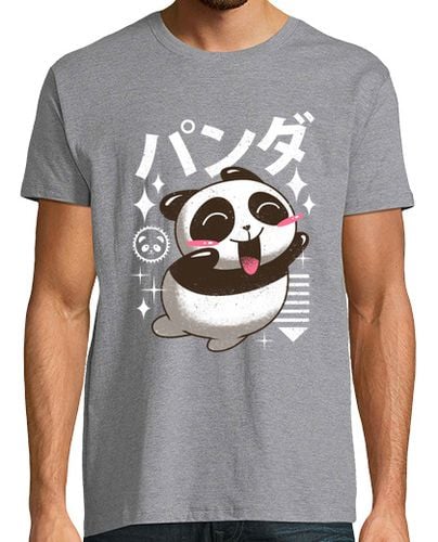 Camiseta Hombre Manga Corta kawaii panda camisa para hombre laTostadora - latostadora.com - Modalova