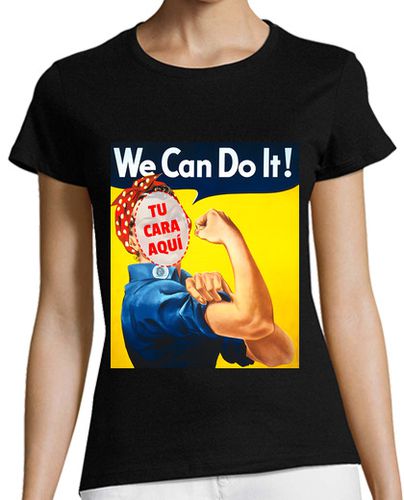 Camiseta mujer we can do it con tu cara - latostadora.com - Modalova