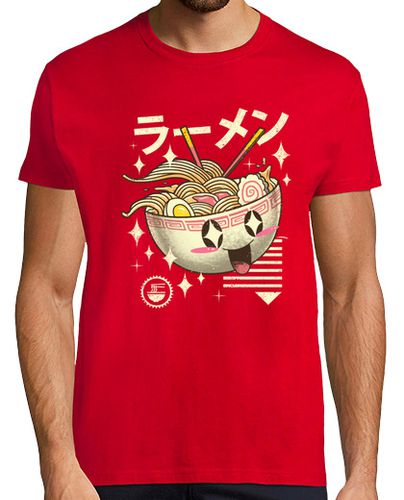 Camiseta Hombre Manga Corta kawaii ramen camiseta para hombre laTostadora - latostadora.com - Modalova