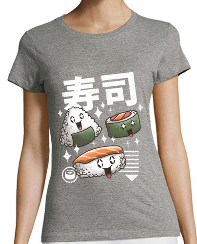 Camiseta Mujer Manga Corta kawaii sushi camisa para mujer laTostadora - latostadora.com - Modalova