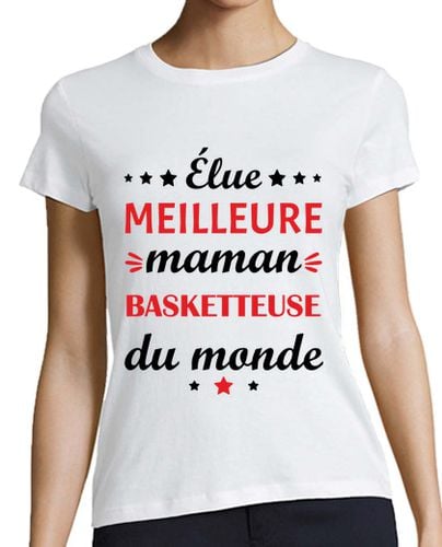 Camiseta Mujer Manga Corta la mejor mamá de baloncesto laTostadora - latostadora.com - Modalova