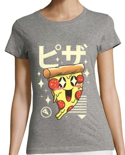 Camiseta Mujer Manga Corta camisa de pizza kawaii para mujer laTostadora - latostadora.com - Modalova