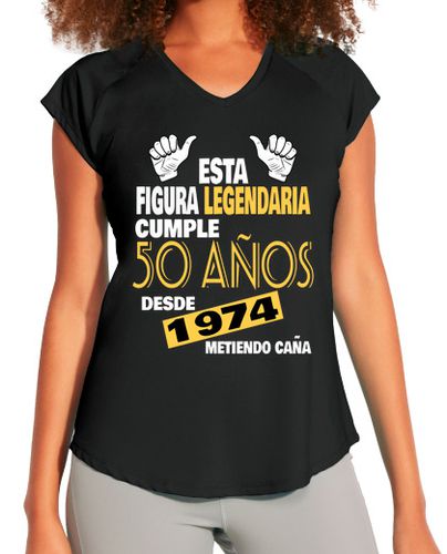 Camiseta Mujer Deportiva Regalo gracioso 50 cumpleaños laTostadora - latostadora.com - Modalova