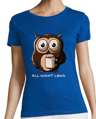 Camiseta Mujer Manga Corta Night Owl laTostadora - latostadora.com - Modalova