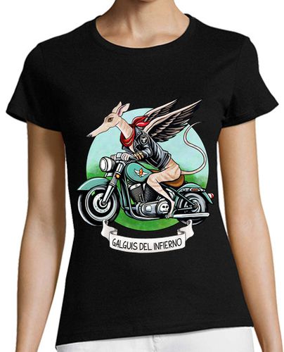 Camiseta Mujer Manga Corta Galgo motero laTostadora - latostadora.com - Modalova