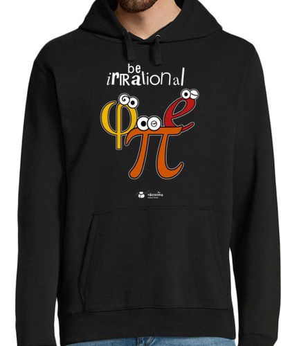 Sudadera Con Capucha Para Hombre Be irrational π φ e (fondos oscuros) laTostadora - latostadora.com - Modalova