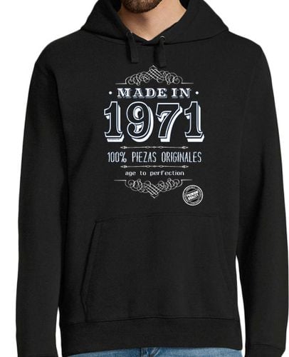 Sudadera Con Capucha Para Hombre Made in 1971 laTostadora - latostadora.com - Modalova