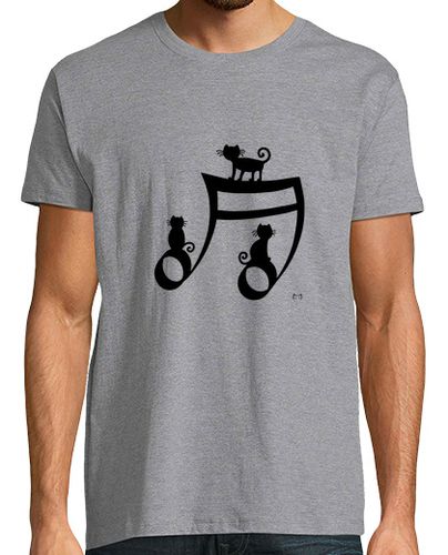 Camiseta Hombre Manga Corta Gatos musicales laTostadora - latostadora.com - Modalova