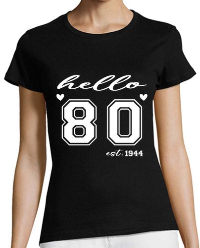 Camiseta mujer hola 80 es 1944 laTostadora - latostadora.com - Modalova