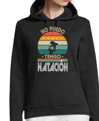 Sudadera Con Capucha Para Mujer No Puedo Tengo Natacion laTostadora - latostadora.com - Modalova