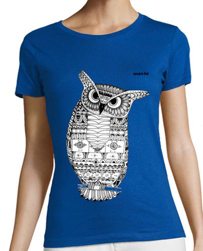 Camiseta mujer búho para fondo oscuro laTostadora - latostadora.com - Modalova