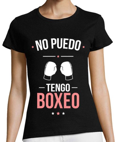 Camiseta Mujer Manga Corta No Puedo Tengo Boxeo laTostadora - latostadora.com - Modalova