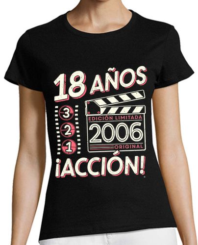 Camiseta mujer 2006. 18 años 3 2 1 Acción laTostadora - latostadora.com - Modalova