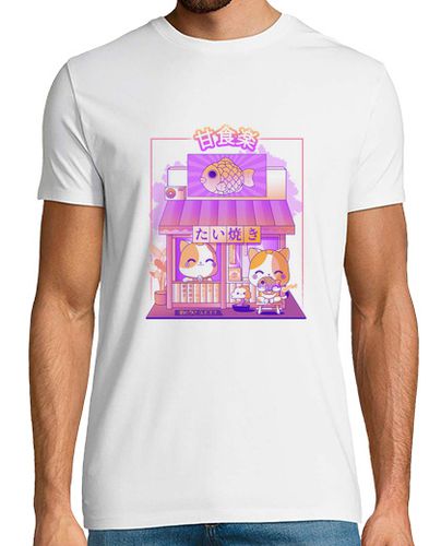 Camiseta Hombre Manga Corta tienda de taiyaki laTostadora - latostadora.com - Modalova