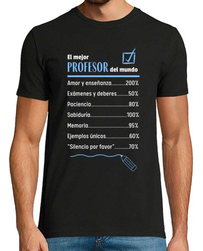 Camiseta Hombre Manga Corta Mejor profesor requisitos laTostadora - latostadora.com - Modalova