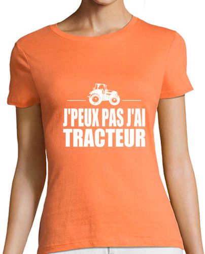 Camiseta Mujer Manga Corta yo no puedo tener tractor laTostadora - latostadora.com - Modalova