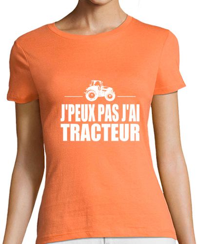 Camiseta mujer yo no puedo tener tractor - latostadora.com - Modalova