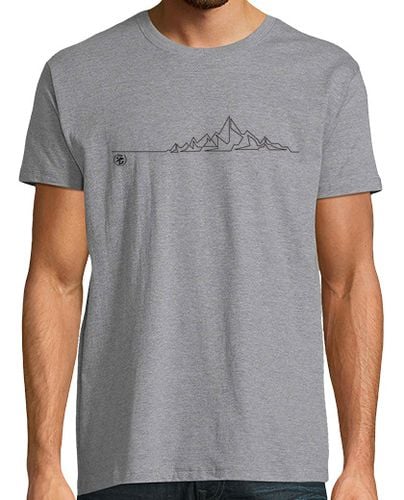 Camiseta Hombre Manga Corta Picos silueta Ukiyo_e laTostadora - latostadora.com - Modalova